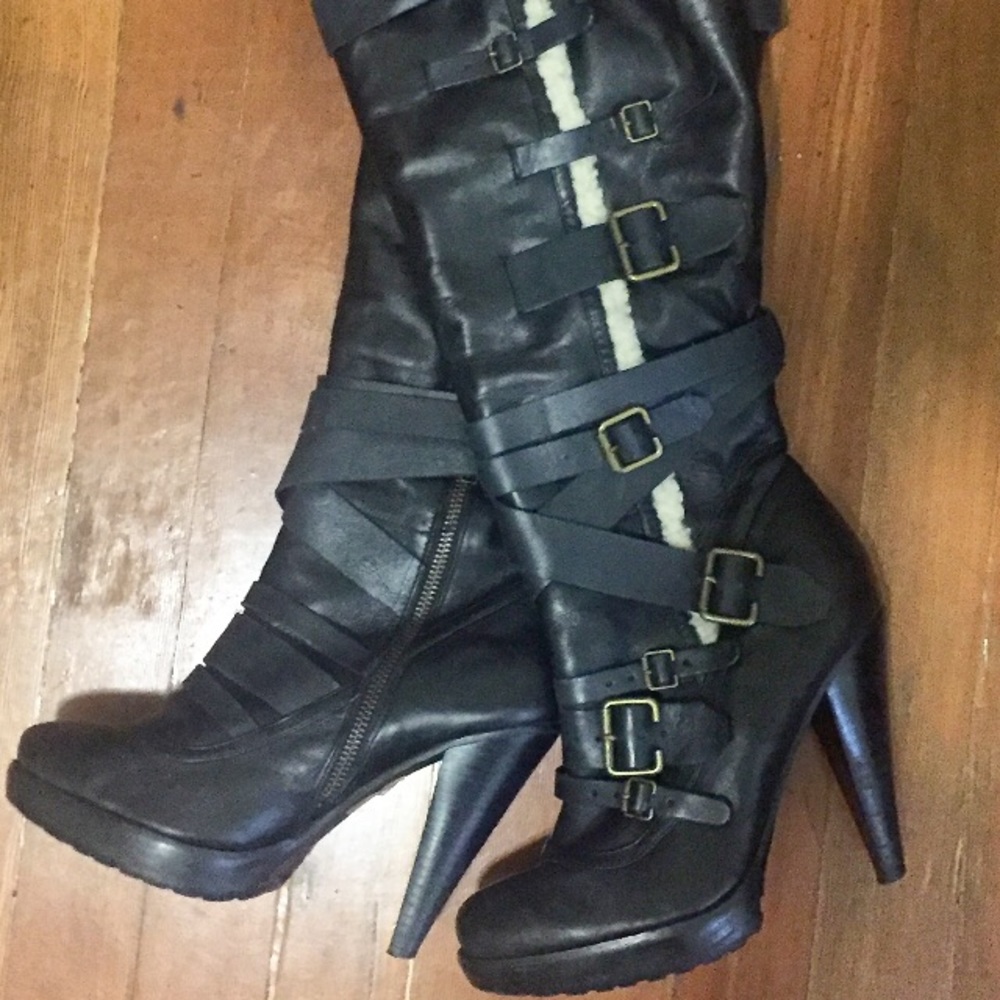 Genuine leather boots - women’s size 38 / 7.5.